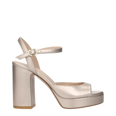 STUART WEITZMAN LEATHER WOMEN'S PLATFORMS