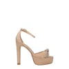 Stuart Weitzman Leather Women's Sandal In Beige
