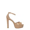 Stuart Weitzman Leather Women's Sandal In Beige