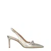 Stuart Weitzman Power Pumps Lsgbk In Gold