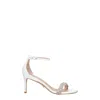 Stuart Weitzman Leather Women's Sandal In White