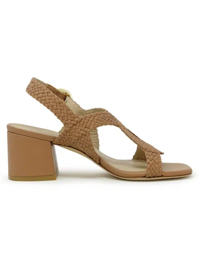 Stuart Weitzman Leather Wvette 60 Slingback Sandals In Tan