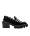 Stuart Weitzman 60mm Leather Loafers In Black