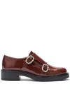 Stuart Weitzman Leighton Loafers In Brown