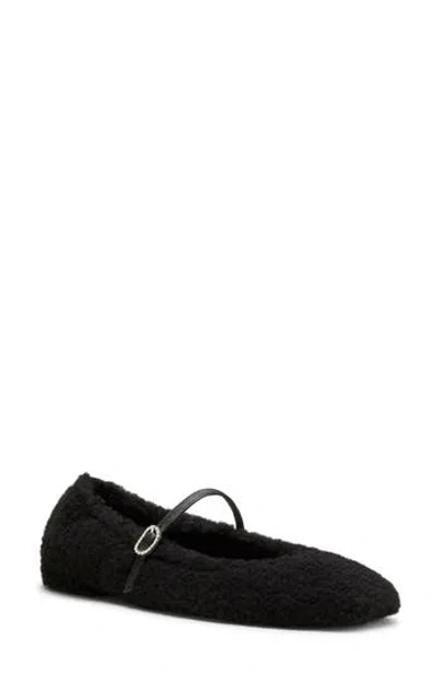 STUART WEITZMAN STUART WEITZMAN LENNOX GENUINE SHEARLING BALLET FLAT