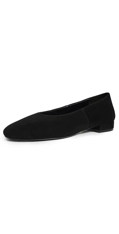 Stuart Weitzman Lenny Flats Black