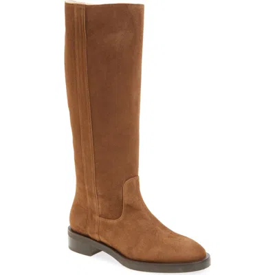 Stuart Weitzman Lenora Knee High Boot In Brown