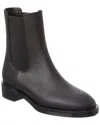 Stuart Weitzman Lenora Leather Chelsea Bootie In Black