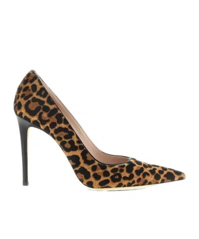 Stuart Weitzman Leopard-print High Heels In Multi