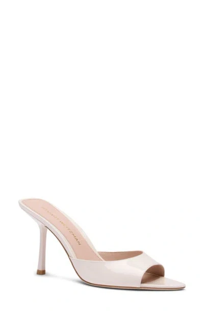 Stuart Weitzman Lexington Mule 85 In White