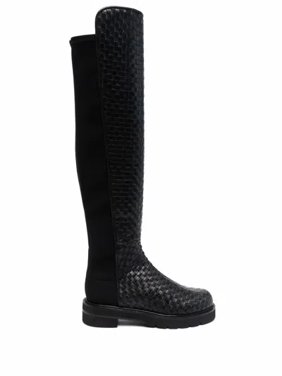 Stuart Weitzman Lift Knee-length Boots In Black