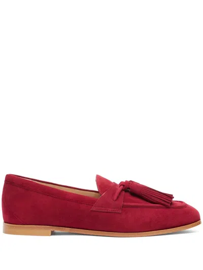 Stuart Weitzman Lindi Loafers In Red