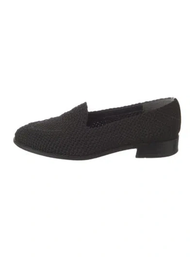 Pre-owned Stuart Weitzman Loafers In Black