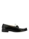 Stuart Weitzman Round Head Loafer Shoes In Multicolour