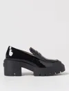 Stuart Weitzman Soho 60mm Platform Leather Loafers In Black