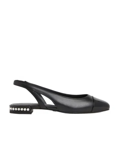 STUART WEITZMAN LOGO FLAT SHOES