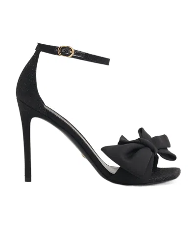 STUART WEITZMAN LOGO HIGH-HEELED SANDALS