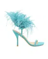 Stuart Weitzman Plume 100 Sandals In Blue
