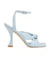 Stuart Weitzman Light Blue Denim Playa Heels In Blue