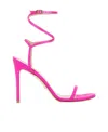 Stuart Weitzman High Heel Sandals With Strappy Ankle Strap In Pink