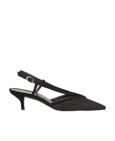 Stuart Weitzman Logo High Heels In Black