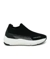 Stuart Weitzman Logo Sneakers In Black