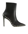 Stuart Weitzman Stuart Pearl 100 Zip Bootie In Black