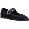 Stuart Weitzman Loralei Crystal Mary Jane In Marine Blue