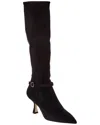 Stuart Weitzman Lori 75 Suede Boot In Blue