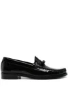 Stuart Weitzman Bow Loafer Tassel Detail In Blk Black