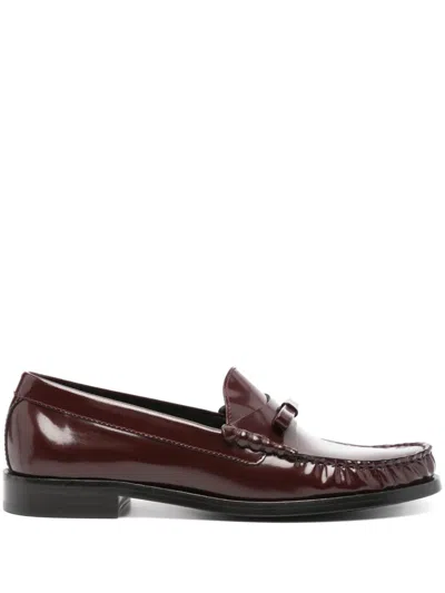 Stuart Weitzman Lottie Bow Loafer In Hazelnut/cream