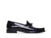 Stuart Weitzman Bow Loafer Tassel Detail In Black