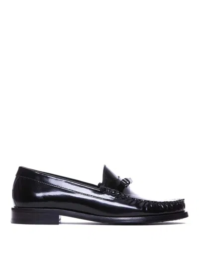 STUART WEITZMAN LOTTIE BOW LOAFERS