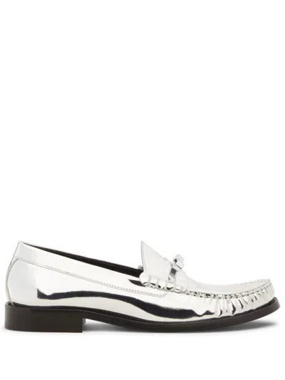 STUART WEITZMAN LOTTIE BOW LOAFERS