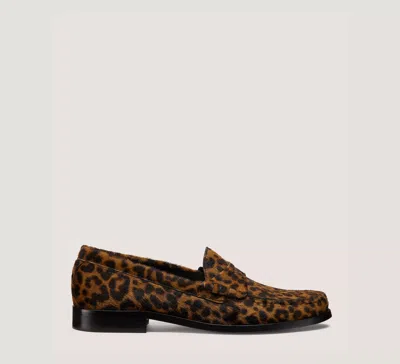 Stuart Weitzman Lottie Loafer In Animal Print