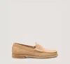 Stuart Weitzman Suede Loafers In Brown