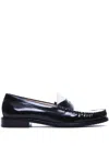 Stuart Weitzman Round Head Loafer Shoes In Multicolour