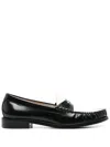 Stuart Weitzman Moccasin "lottie" In Black