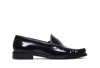 Stuart Weitzman Tish Bow Mocassin In Black
