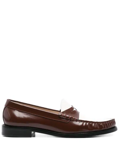 Stuart Weitzman Lottie Loafers In Brown