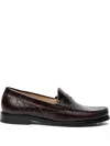 Stuart Weitzman Lottie Loafers In Brown