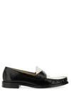 Stuart Weitzman Round Head Loafer Shoes In Black
