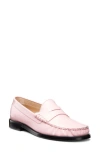 Stuart Weitzman Lottie Penny Loafers In Pink Marshmallow