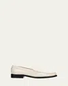 Stuart Weitzman Lottie Penny Loafers In Cream