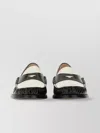 Stuart Weitzman Lottie Penny Strap Round Toe Loafers