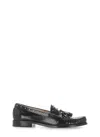Stuart Weitzman Lottie Sostud Loafers In Black