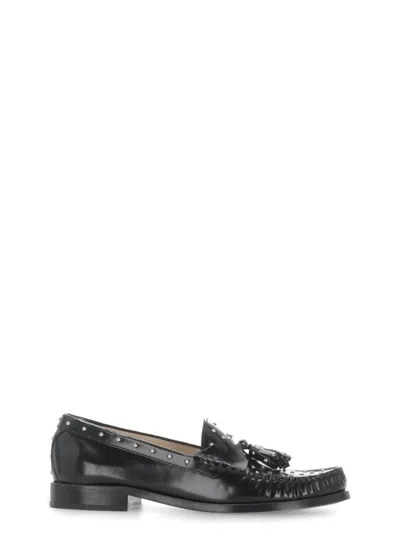 STUART WEITZMAN LOTTIE SOSTUD LOAFERS