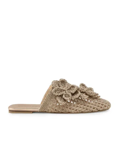 Stuart Weitzman Lotus Mule In Gold
