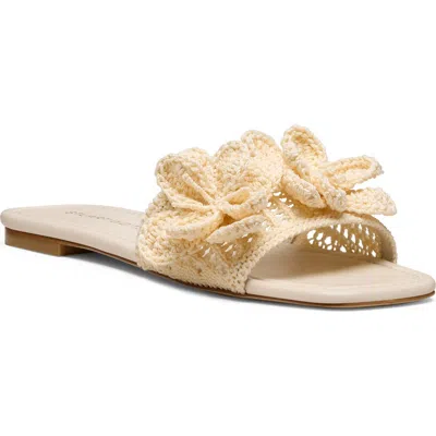 Stuart Weitzman Lotus Slide Sandal In Nude