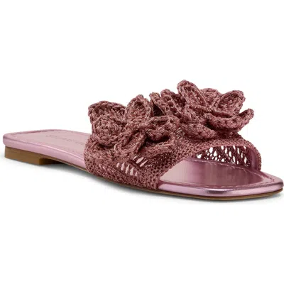 Stuart Weitzman Lotus Slide Sandal In Pink